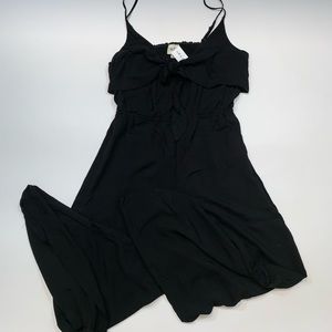 h.i.p. Pants - H.I.P black tie front jumpsuit h.i.p. Pants - H.I.P black tie front jumpsuit